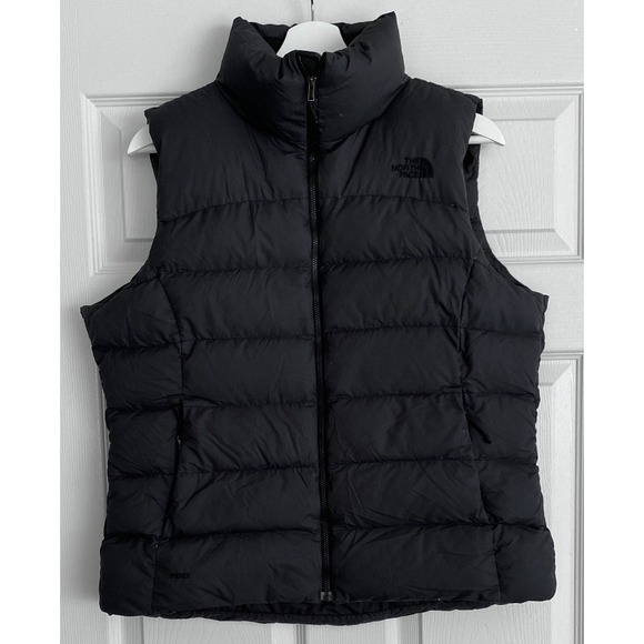 The North Face Jackets & Blazers - The North Face Nuptse Woman's Black Tonal Puffer Vest 700 Goose Down Fill Large
